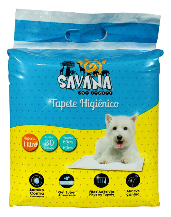 Tapete Higiênico (60x60) com 30 unidades