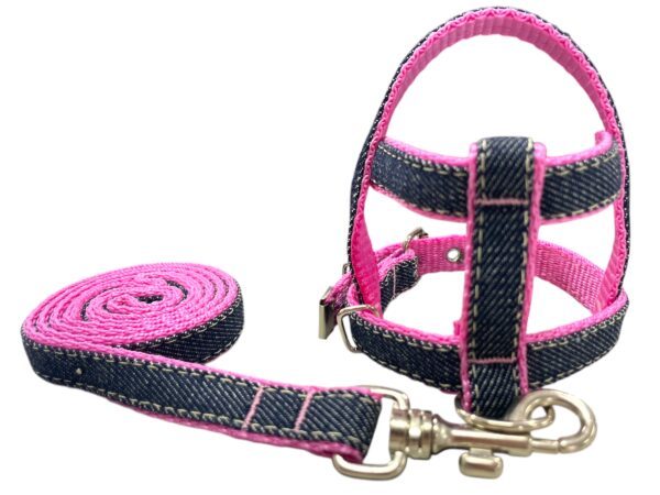 Conjunto Peitoral 15mm Jeans (P, M, G, GG, PP) - Imagem 4