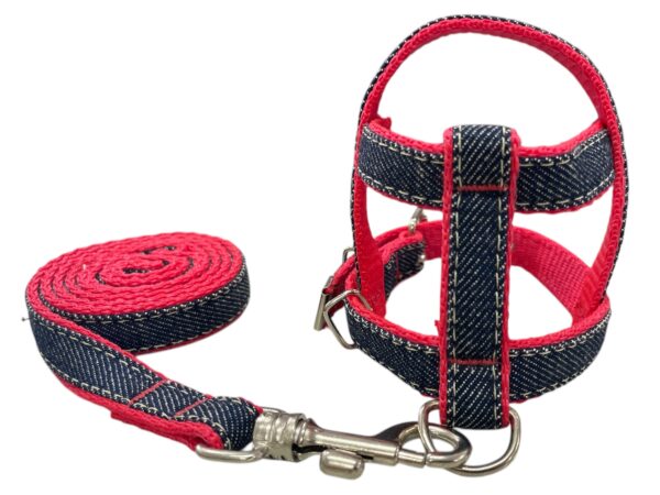 Conjunto Peitoral 15mm Jeans (P, M, G, GG, PP)