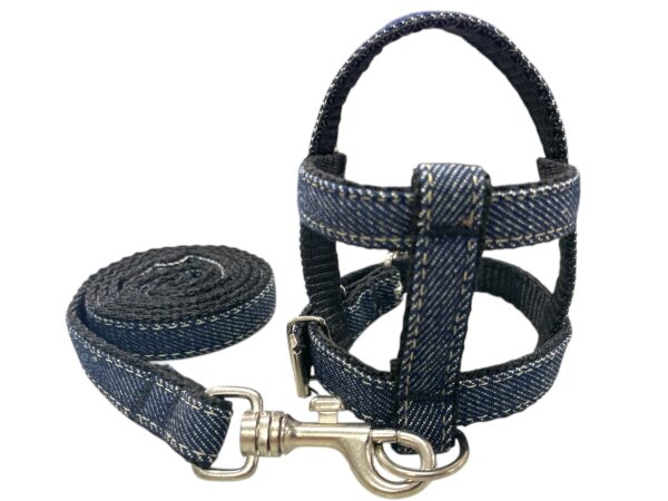Conjunto Peitoral 15mm Jeans (P, M, G, GG, PP) - Imagem 5