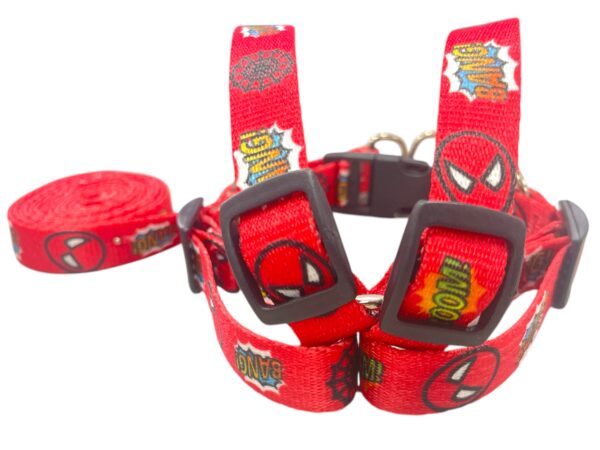 Conjunto Peitoral 15mm Americano Seda (PP, P, M, G)