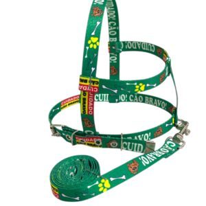 Conjunto Peitoral 15mm Seda (P, M, G, GG, PP)