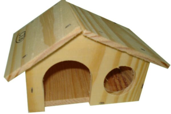 Casinha de madeira para Hamster