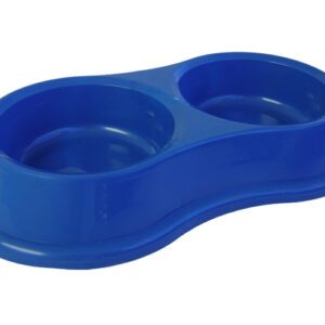 Comedouro Plástico Duplo Pequeno 500ml