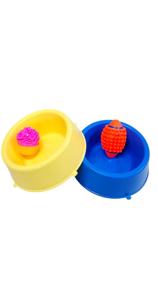 Kit Comedouro e Brinquedos Cães Dog 1