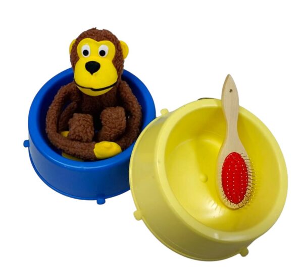Kit 2 - Comedouros e Brinquedos para Cães